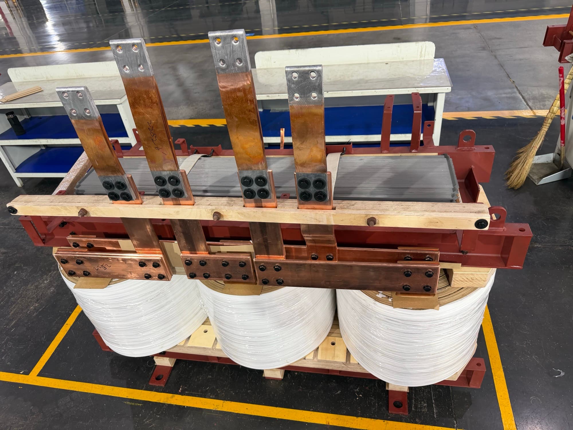 Completed low-voltage winding